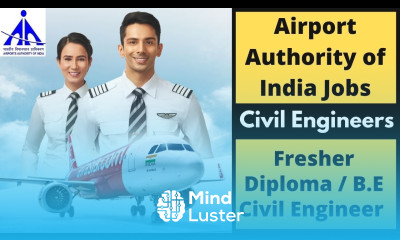 Govt Job Vacancies For Civil Engineers Airport Authority of India Jobs 2021 Fresher Engg Jobs
