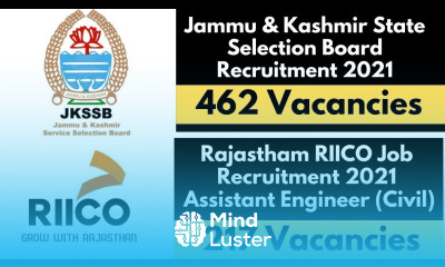 Govt Job Vacancies For Civil Engineers JKSSB Jobs 2021 Rajasthan Govt Jobs Fresher Engg Jobs