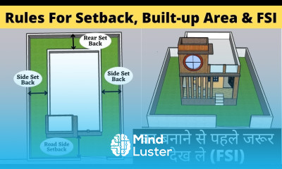 Building Bye Laws For Construction What Is Setback What Is Built up Area What Is FSI FAR