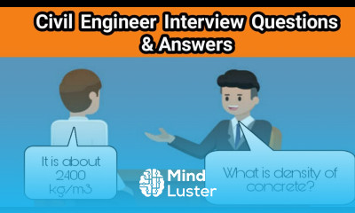 Civil engineer interview questions 2024 Civil Engineering Interview Fresher Civil Engineer