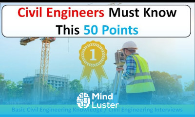 Civil Engineering Basic Knowledge 2023 Civil Engineering Interview Question 2024