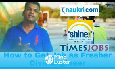 How to search job as fresher Civil Engineer