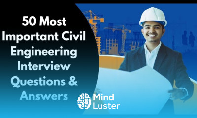 Learn 50 Civil Engineering Inteview Civil Engineer Inteview Civil ...