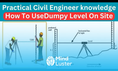 How To Use Dumpy Level On Construction Site Practical Civil Engineering Knowledge
