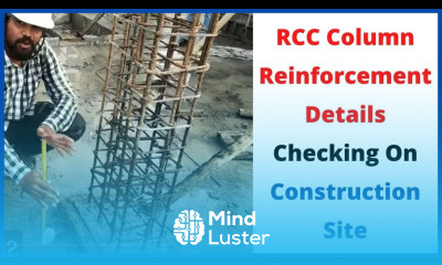 Column Reinforcement Details RCC Column Checking Concrete Column Civil Engineering