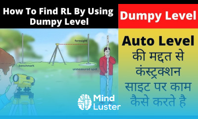 How to Find RL In Auto Level How to Calculate RL Dumpy Level Survey Auto Level Survey