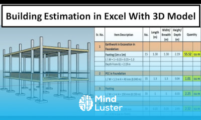 Building Estimation House Estimate Building Estimate in Excel Estimation of Building 2022