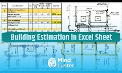 Full Building Estimation in Excel sheet Estimation and Costing Excel Sheet 2024