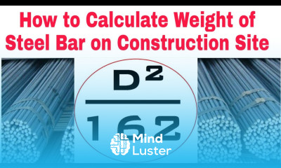 How to Calculate Weight of Steel Bar in Kg