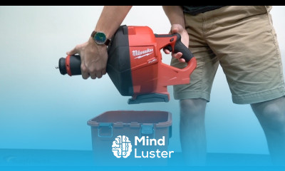 Milwaukee M18 Fuel Drain Snake with Cable Drive Locking Feed System