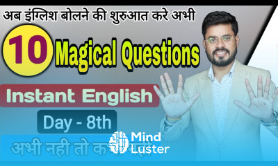10 Magical Questions for Practice English at home The best video for practice English