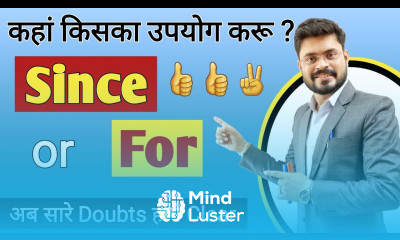 Since For in English Since For uses in tenses Since for