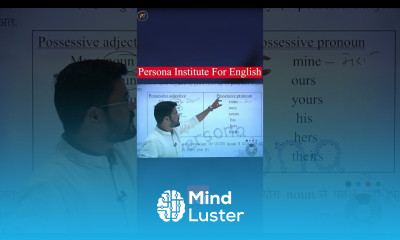 Possessive Adjectives V S Possessive Pronouns in English Grammar by Ajay Sir