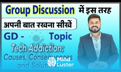 GD Topic Tech Addiction Explained in Detail Reading GD Topics English Speaking Practice