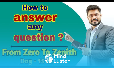 How to Answer any question Practice Video for Basic Questions in English