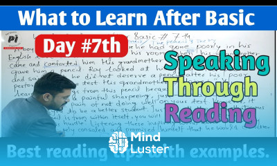 Day 7th what to learn after basic English How to read any story in English