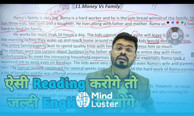 Story Money V S Family Speaking through Reading