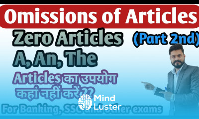 Day 4th Omissions of Articles A An The Zero Articles No Articles Uses