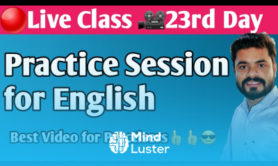 23rd Day Live Spoken English Class By Ajay Sir