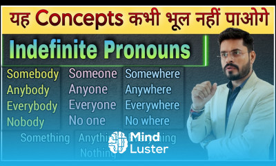 Indefinite Pronoun in English Grammar with Examples Spoken English English Speaking Practice
