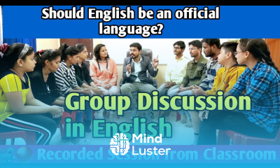 English should be an official language GD on topic English language should be an official language