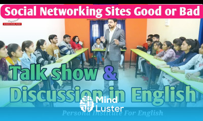 Talk show and Discussion in English Social Networking Sites
