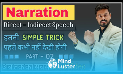 Part 2 Direct and Indirect Speech In English Grammar Narration In English Reported Speech