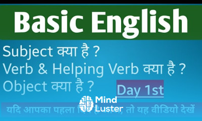 Basic PART 1 Verb of to Be and to Have