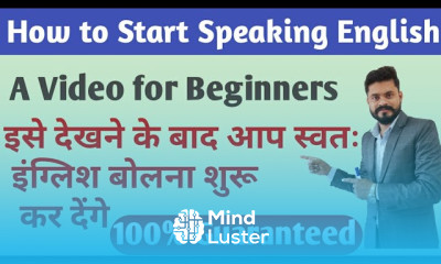 How to start speaking English for beginners