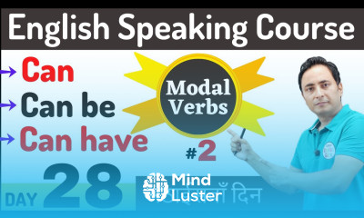 Modal Verbs Can Can be Can have के अलग अलग प्रयोग English Speaking Course Day 28 Use of CAN