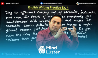 Daily English Writing कैसे करें English Writing Skills Practice Exercise 4 Spoken English Guru