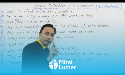 Error Detection Correction Exercise 2 Spoken English Guru
