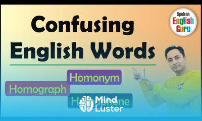 Homonyms Homophones Homographs English के Confusing Similar Words