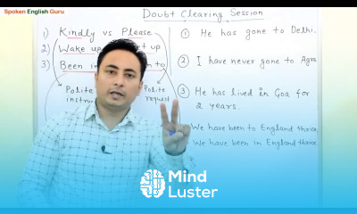 Spoken English Doubt Video 5 Been in vs Been to Kindly vs Please Wake up vs Get up