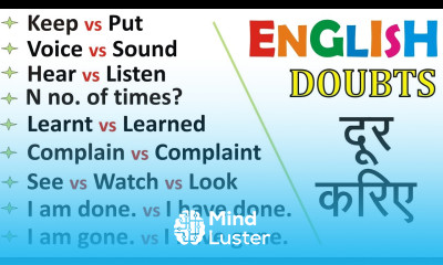 अगर अंग्रेज़ी मुश्किल लगती है तो अब से नहीं लगेगी। English Speaking Course English Doubts
