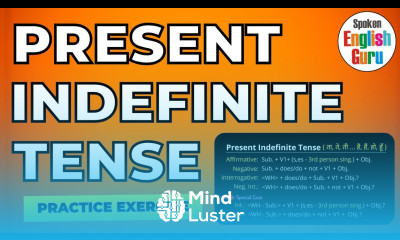 Present Indefinite Tense की Practice Exercise 1 Spoken English Guru