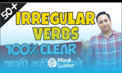 50 Irregular Verbs in English Verb Forms List