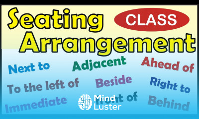 Seating Arrangement Prepositions क्लास में बैठने से Related
