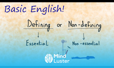 Defining and Non Defining Relative clauses Learn Basic English
