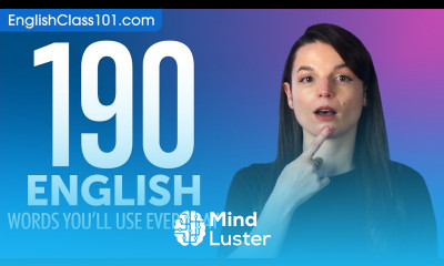 190 English Words You ll Use Every Day Basic Vocabulary 59