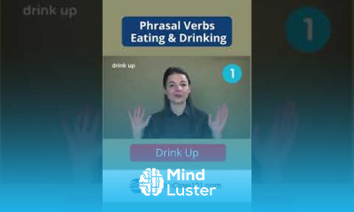 DRINK UP Learn English Most Common Phrasal Verbs shorts english englishclass101
