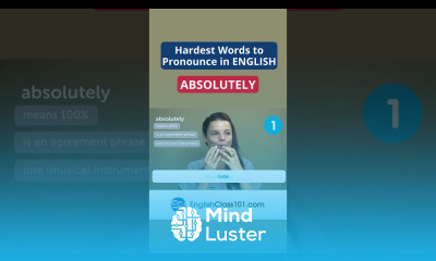 Learn English Most Difficult Words to Pronounce Absolutely shorts english englishclass101