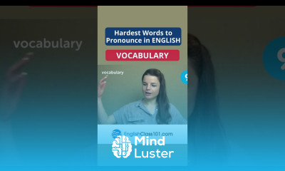 Hardest Words to Pronounce in English