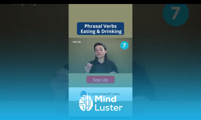 Sop up Learn English Most Common Phrasal Verbs shorts english englishclass101