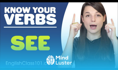 SEE Basic Verbs Learn English Grammar