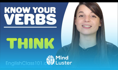 THINK Basic Verbs Learn English Grammar