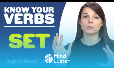 SET Basic Verbs Learn English Grammar