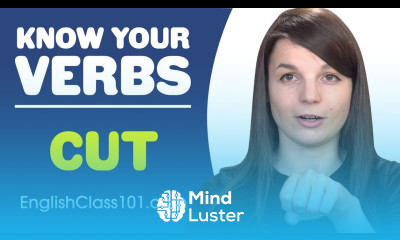CUT Basic Verbs Learn English Grammar