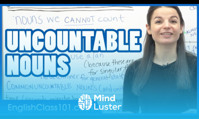 Uncountable Nouns Learn English Grammar