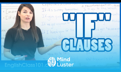 Conditional and IF clauses Learn English Grammar
